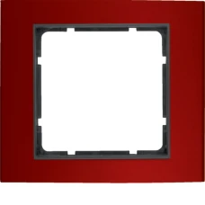 Berker Рамка 1Х червона/антрацит B.3 10113012