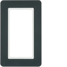 Berker Рамка 1Х з великим отвором пластикова антрацит, Q.7 13096186