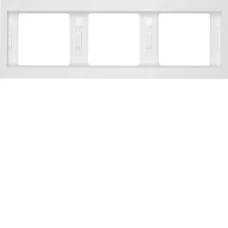 Berker Рамка 3Х пол.білизна, горизонтальна, K.1 13737009