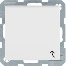Berker Розетка з з/к з кришкою, пол.білизна-matt, 16А/250В S.1 47511909