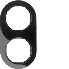 Berker Рамка 2Х пластик/чорна, R.Classic 10122045