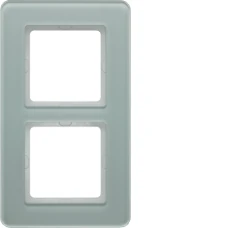 Berker Рамка 2Х скло/пол.білизна Q.7 10126079