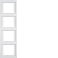 Berker Рамка 4Х пол.білизна, вертикальна, K.1 13437009