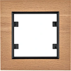 Hager Рамка 1Х, Lumina-Passion, дерево світле WL9015