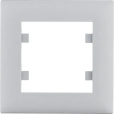 Hager Рамка 1X, Lumina-Intens, срібна WL5512