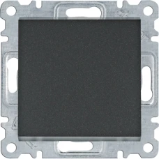 Hager Вимикач 2-полюсний Lumina, чорний, 10АХ/230В WL0063