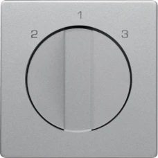 Berker Центр.панель для 3-рівн.вимикача 1-2-3, алюміній, Q.x 1084608400