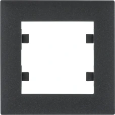 Hager Рамка 1X, Lumina-Intens, чорна WL5513