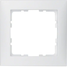 Berker Рамка 1Х пол.білизна-matt S.1 10119909