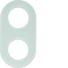 Berker Рамка 2Х скляна, пол.білизна, Glas 110209