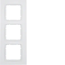 Berker Рамка 3Х пластикова кольору пол.білизна B.7 10136919