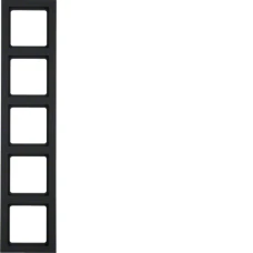Berker Рамка 5Х антрацит, Q.3 10156096
