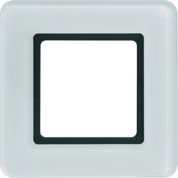 Рамка під LED-модуль 1Х скло/пол.білизна Q.7 Berker 10116179