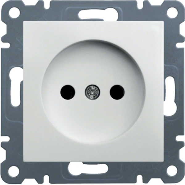 Розетка без з/к Lumina, біла, 16А/230В  Hager WL1010