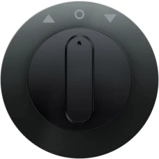 Berker Накладка поворотного вимикача для жалюзі, чорна, R.x 1080204500