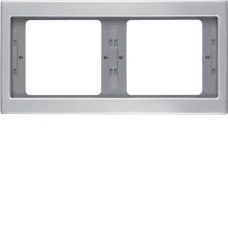 Berker Рамка 2Х горизонтальна, алюміній, K.5 13637003