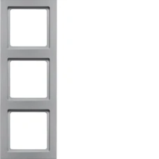 Berker Рамка 3Х алюміній, Q.3 10136094