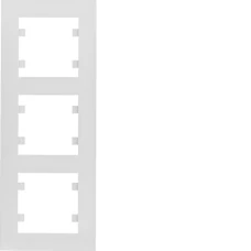 Hager Рамка 3X вертикальна, Lumina-Intens, біла WL5630