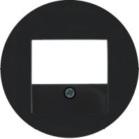 Berker Накладка для розеток для гучномовців, USB-розеток, чорна, R.х 10382045