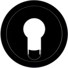 Berker Накладка замочного вимикача для напівциліндра, чорна R.x 15072045