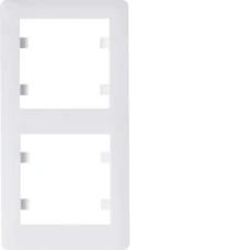 Hager Рамка 2Х вертикальна Lumina-Soul, біла WL5120