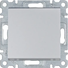 Hager Вимикач 1-полюсний Lumina, срібний, 10АХ/230В WL0012