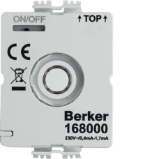 Berker LED-модуль з N-контактом для вимикачів 1930/Glas/R.classic, 230В 168000