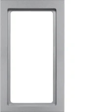 Berker Рамка 1Х з великим отвором, алюміній, Q.3 13096094