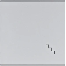 Hager Клавіша з символом 'Сходи' Lumina, срібна WL6032