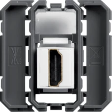 Hager Розетка HDMI, Lumina/Gallery WXF633