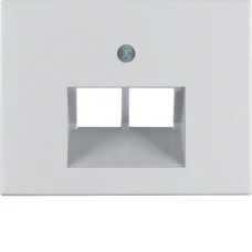 Berker Накладка для розетки UAE/E-DAT, алюміній, K.5 14097003