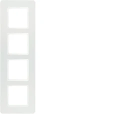 Berker Рамка 4Х пластикова пол.білизна, Q.7 10146189