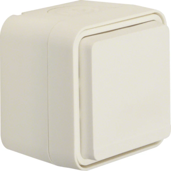 Розетка з з/к з зах.контактів IP55, пол.біла, 16А/250В W.1 Berker 47633502