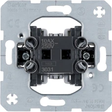Berker Вимикач 1-полюсний одноклавішний 10АХ/250В 3031