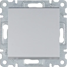 Hager Вимикач універсальний Lumina, срібний, 10АХ/230В WL0022
