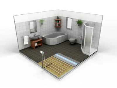 Монтаж комплекту теплої підлоги – нагрівальний кабель