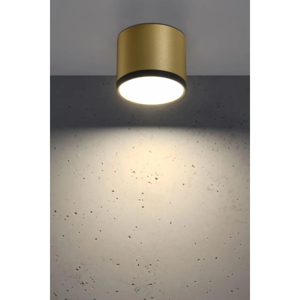 Світильник точковий накладний Candellux TUBA 9 Вт 4000К золотий 2275956 - Фото 2