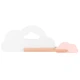 Бра Candellux CLOUD 4000К коричневий 21-76717