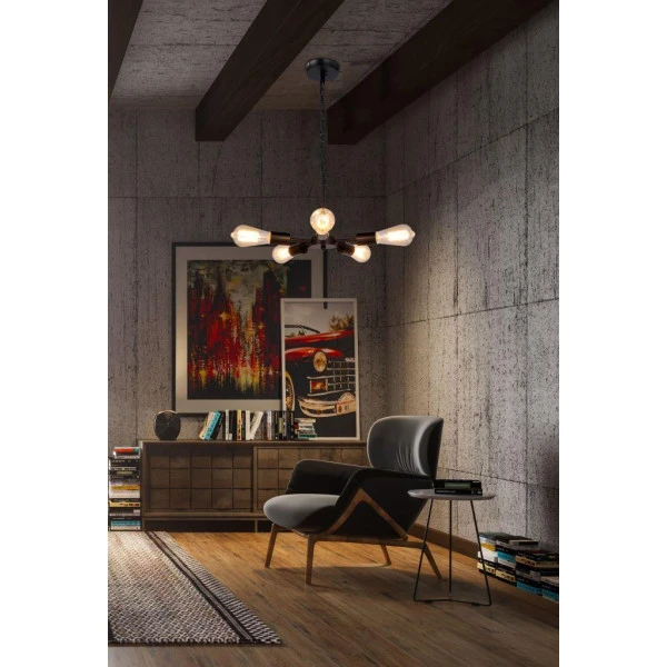 Підвісний світильник Candellux SPARTA E27 чорний 35-09388 - Фото 2