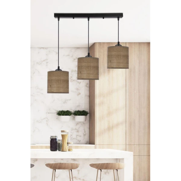 Підвісний світильник Candellux LEGNO E27 чорний 33-18335 - Фото 3