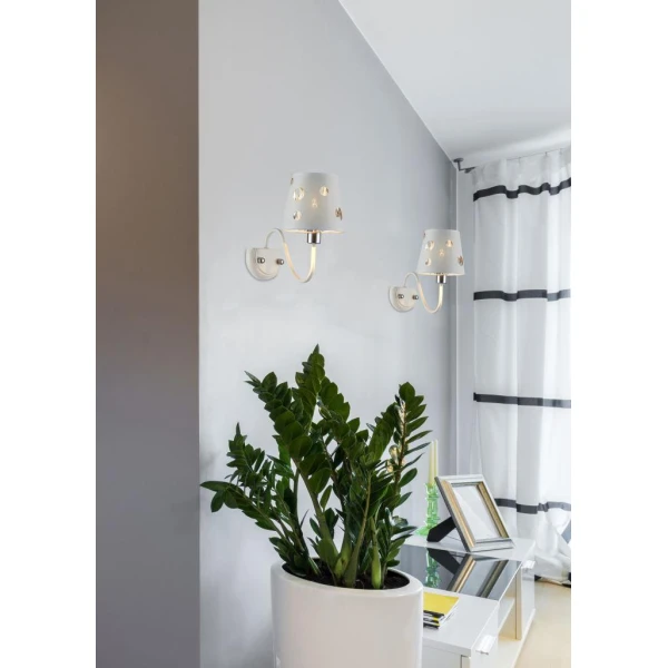 Бра Candellux BATLEY E14 білий 50401112 - Фото 3