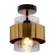 Світильник стельовий Candellux SPIEGA E27 чорний 31-09487