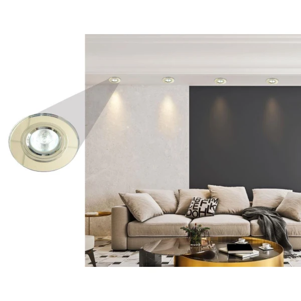 Точковий світильник врізний Candellux SS-15 MR16 хром 2230484 - Фото 2