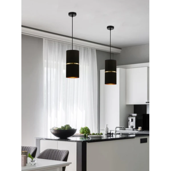 Підвісний світильник Candellux GINA E27 чорний 31-19639 - Фото 2