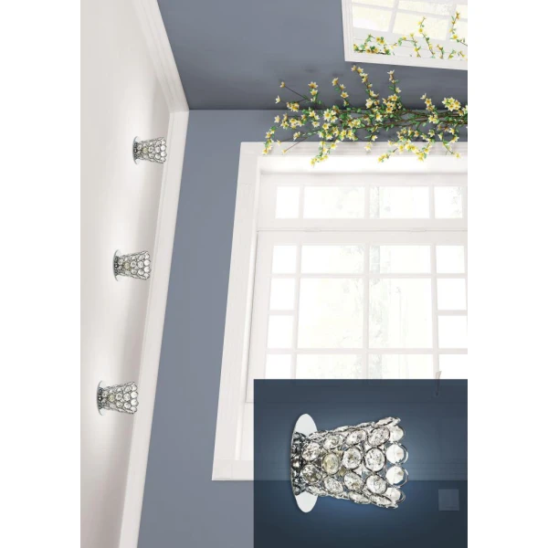 Точковий світильник врізний Candellux SK-72 G9 хром 2203966 - Фото 2