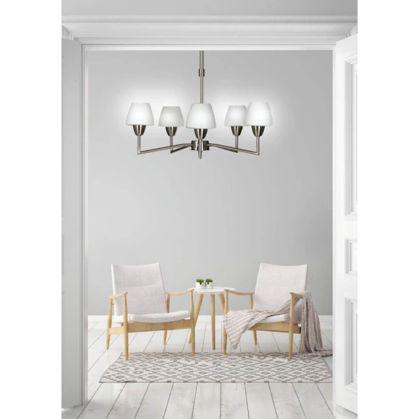 Підвісний світильник Candellux TOGO G9 нікелевий 35-10646 - Фото 2