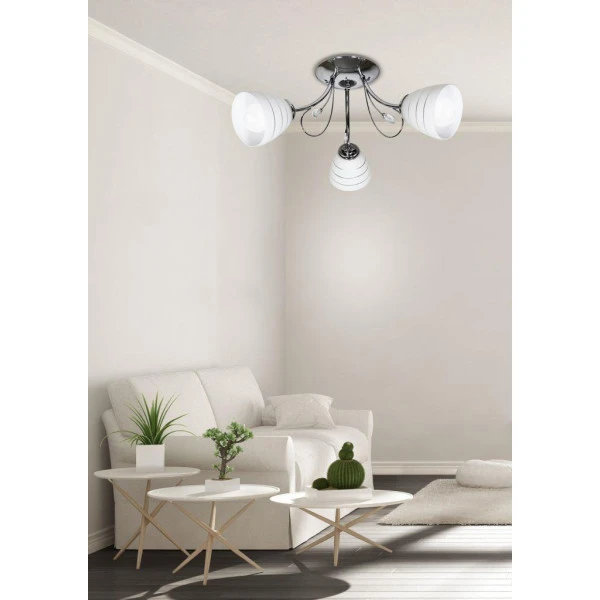 Люстра пристельова Candellux SIMPLI E27 хром 33-63847 - Фото 2