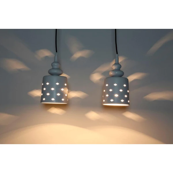 Підвісний світильник Candellux HAMP E27 білий 32-51929 - Фото 2