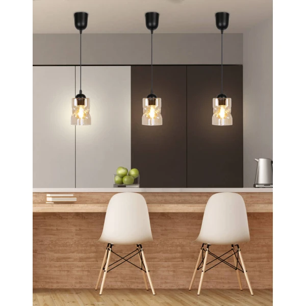 Підвісний світильник Candellux FELIS E27 чорний 31-00156 - Фото 5