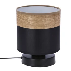 Candellux PORTO E27 чорний 41-17628. Настільна лампа декоративна